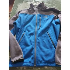 The North Face blue&grey zip up jacket sz Medium